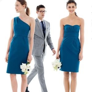 J.Crew Misha One Shoulder Party Cocktail Dress Size 2